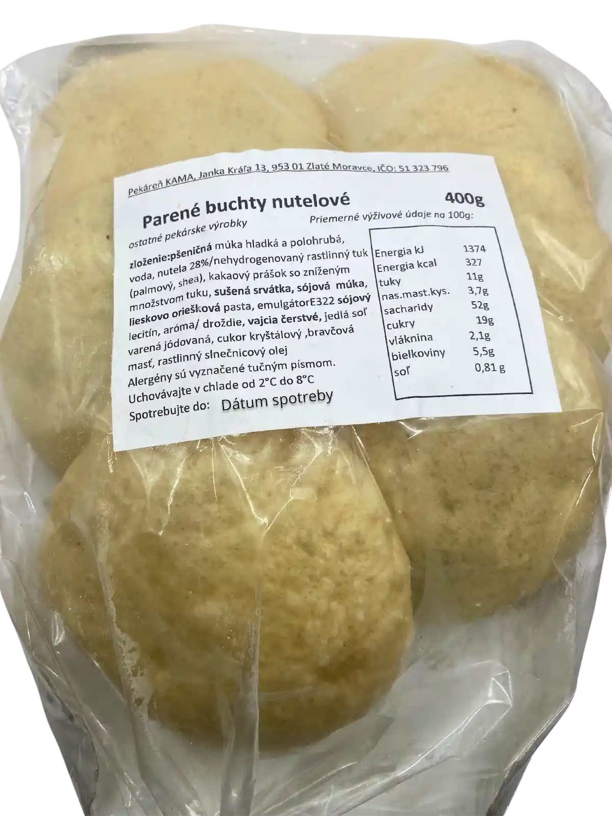 Parené buchty kakaové 400 g